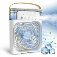 USB Electric Fan Air Conditioners Portable Cooling Fan LED Night Light Water Mist Fun 3 In 1 Air Humidifier For your Home